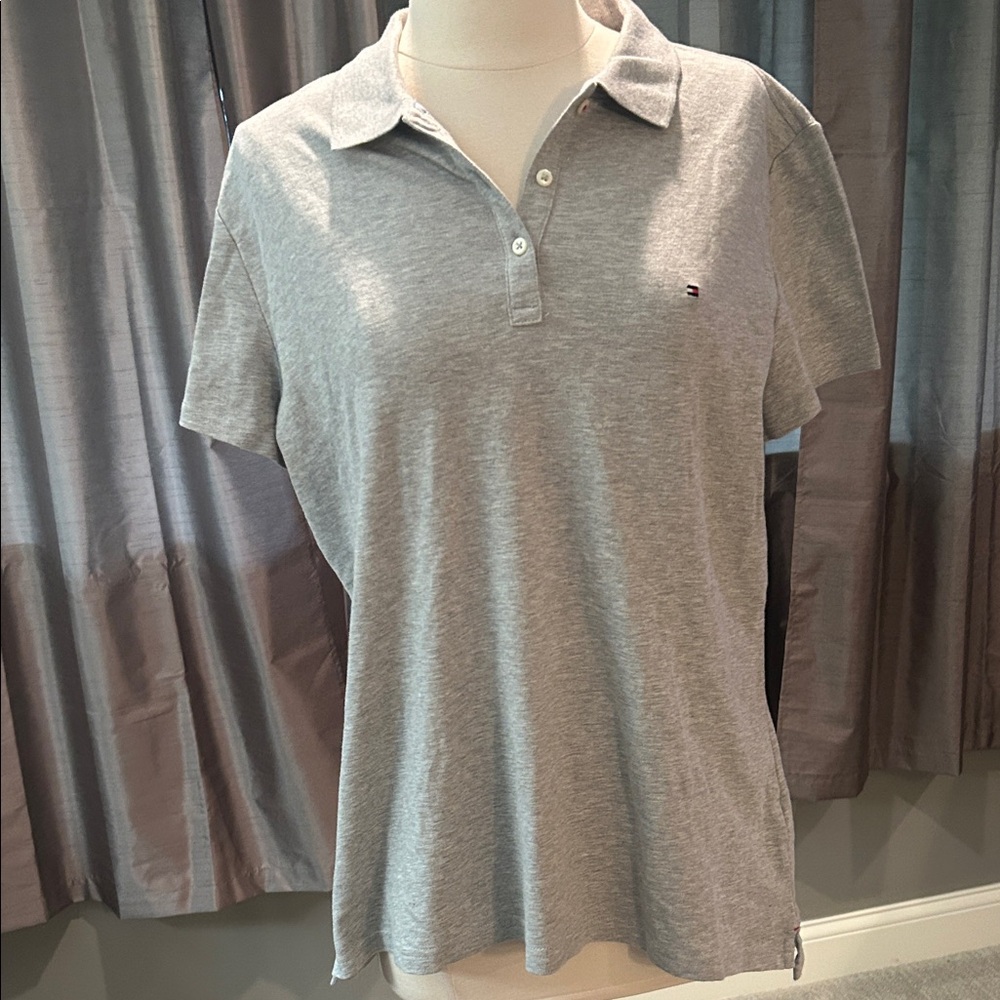 Tommy Hilfiger Light Gray Polo Shirt